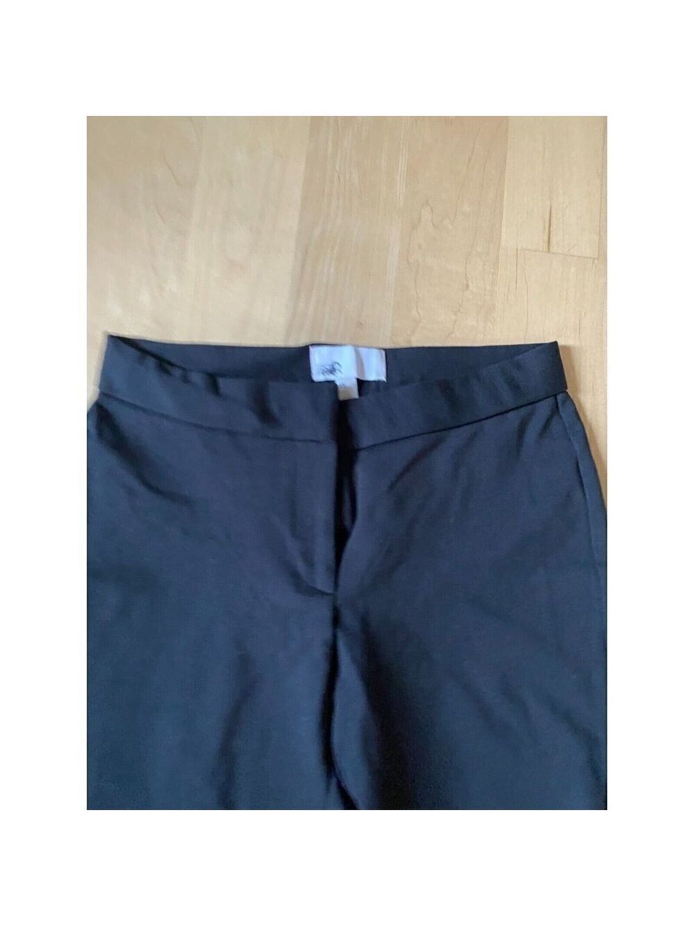 Nordstrom rack BNWOT Black "essential ponte" pants NEW flat front - Picture 4 of 8